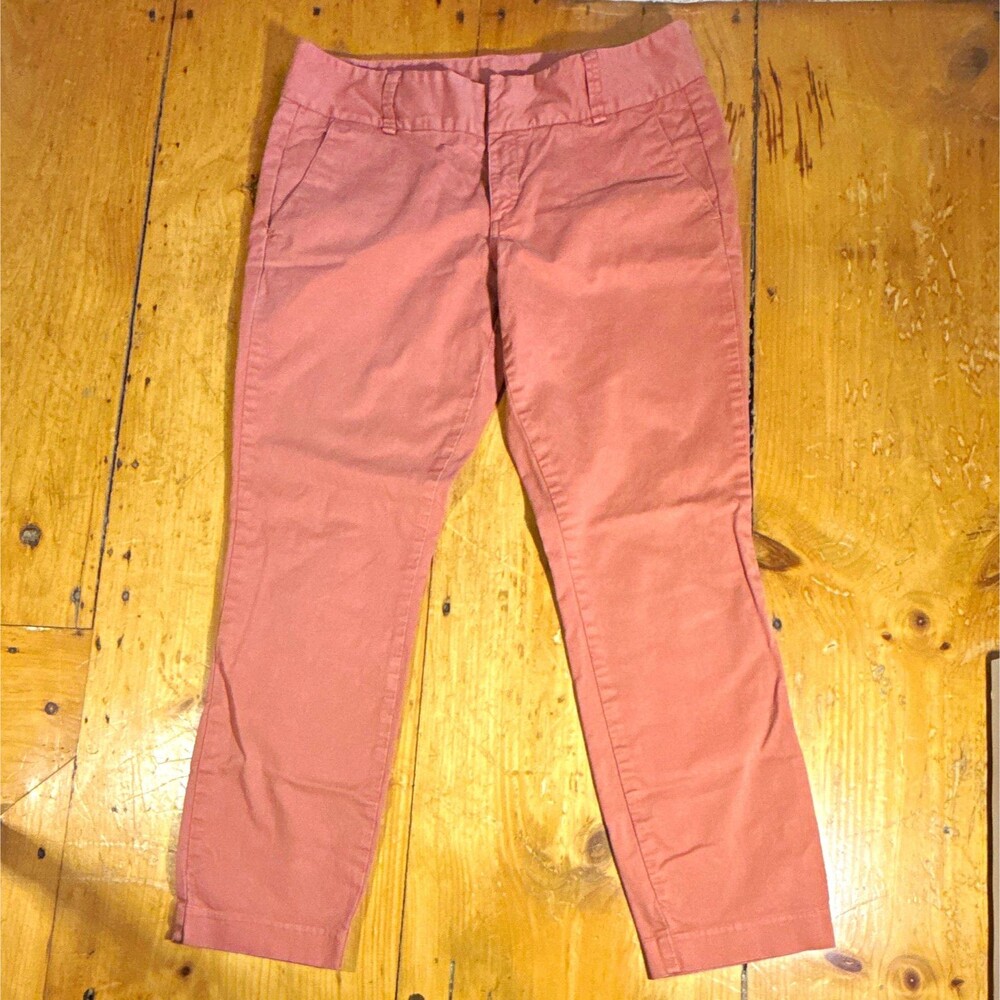 J.Crew Women’s Chino Pants Slim Straight mauve/salmon size 10 khakis